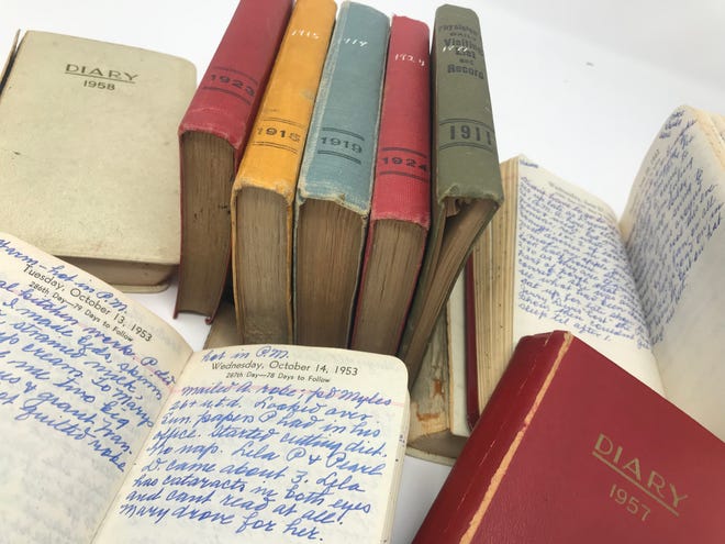 A collection of some of Ione's diaries.
