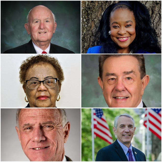 Six Democrats and two Republicans are running for the two at-large seats on the Cumberland County Board of Commissioners.