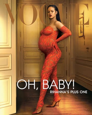 Rihanna berbicara tentang fashion, menjadi ibu sebagai pendekatan tanggal jatuh tempo