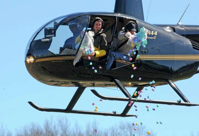 Church of the Redeemed in Conway will host Beaver County's first ever helicopter Easter egg hunt, dropping thousands of eggs from the sky on Saturday.
