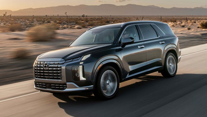 The 2023 Hyundai Palisade, aimed less at outdoors enthusiasts than sister Telluride, gains a less-polarizing face as part of a mid-cycle refresh.