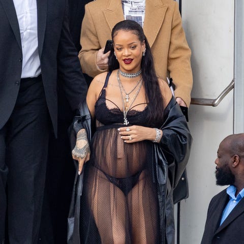 PARIS, FRANCE - MARCH 01: Singer Rihanna attends t