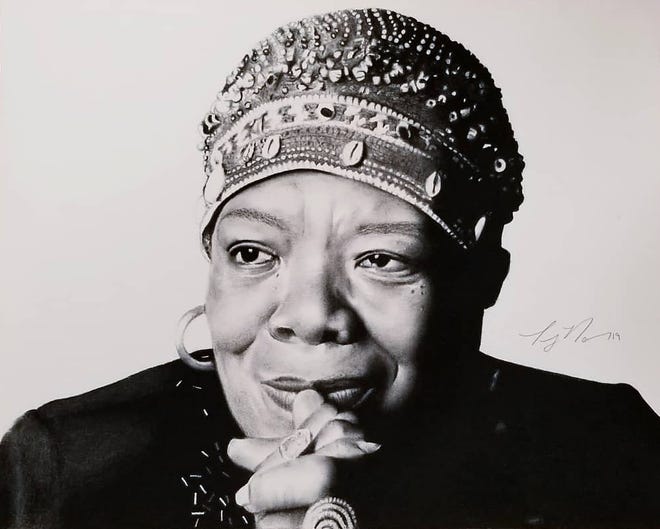 Maya Angelou by Terry Norman