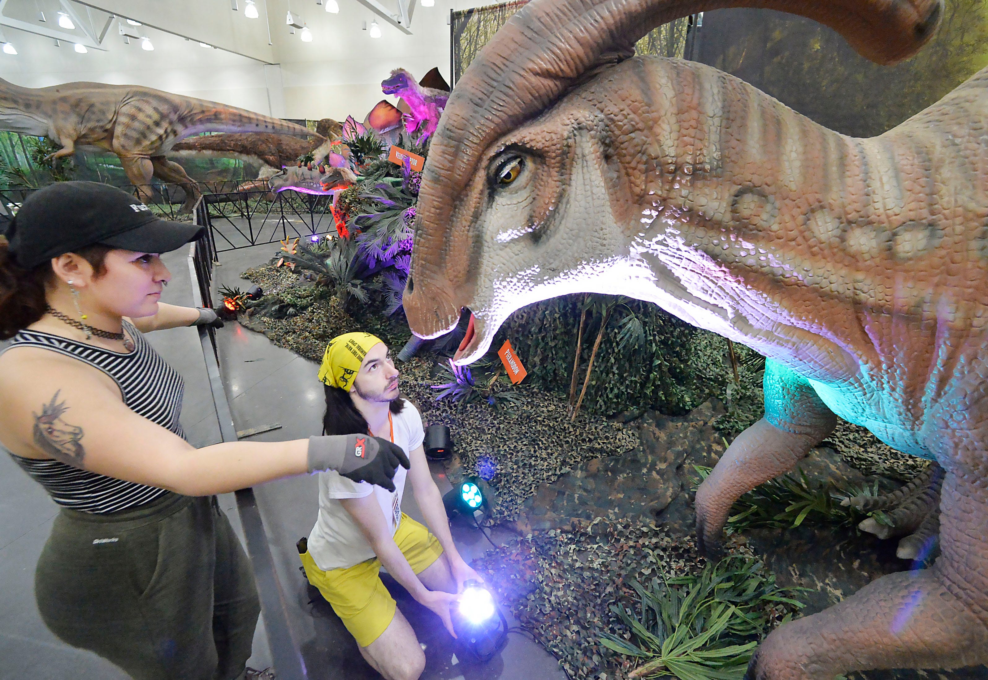 Jurassic Quest dinosaur take over Bayfront Convention Center in Erie