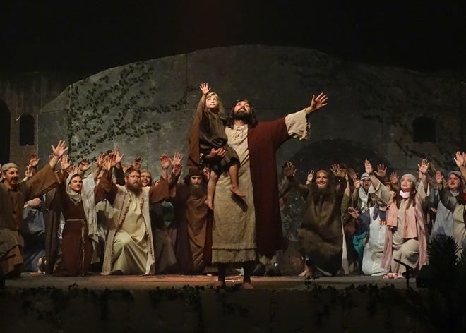 Derek Hague plays Jesus Christ in "Worthy is the Lamb," Cornerstone Church's annual Easter drama. It will run Friday and Sunday, doors opening at 6 p.m. The show is free of charge to the public.