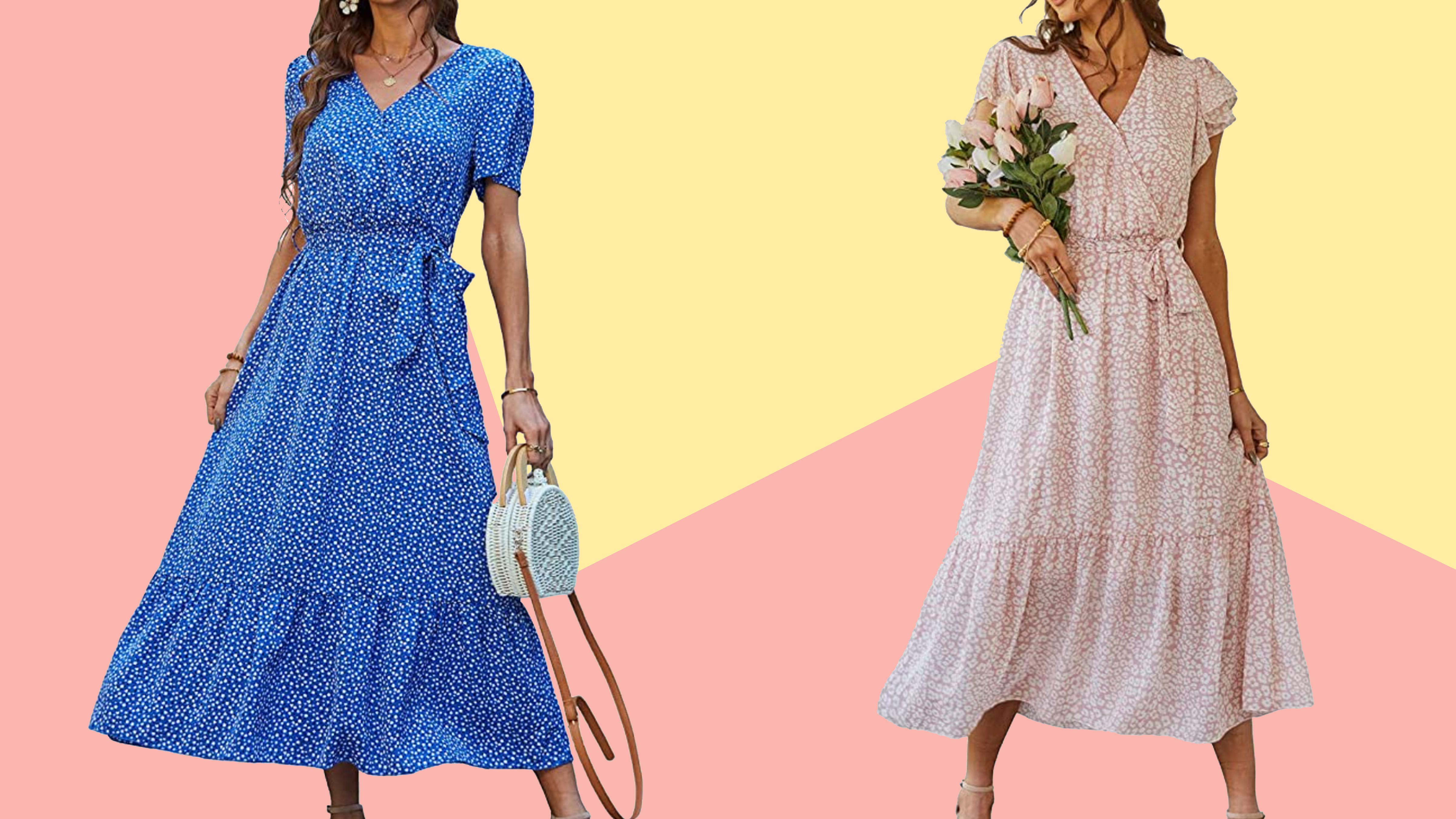 This flowy dress wrap is perfect for church services.