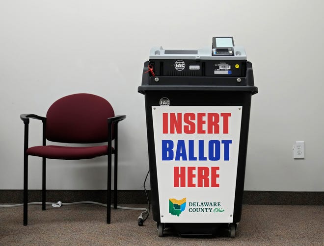 Early voting, also called absentee in-person voting, starts next week for the Aug. 2 primary election. Barbara J. Perenic/Columbus Dispatch