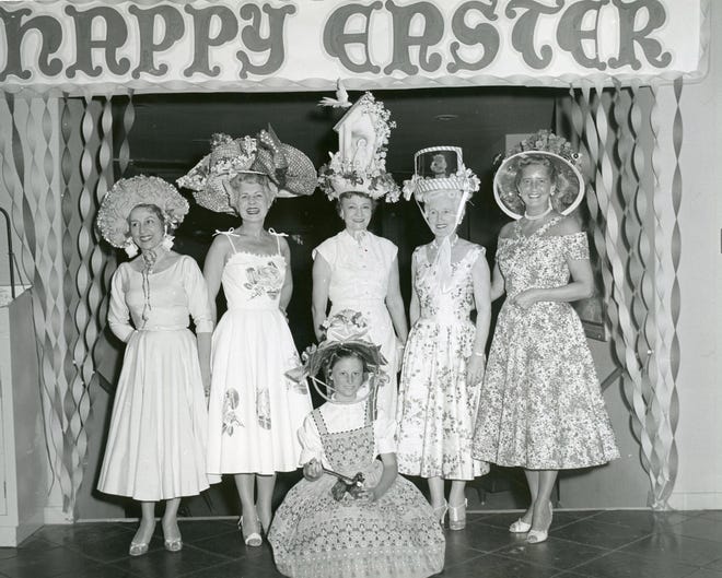 Brunch at the El Mirador hotel featured an Easter bonnet contest.