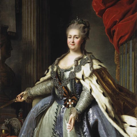 Portrait of Empress Catherine II (1729-1796), 1780