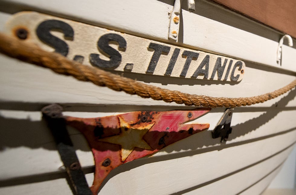 Le liftboat SS Titanic # 4 est vu au National Geographic 