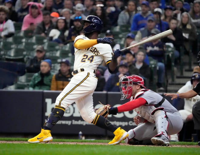 Andrew McCutchen missed nearly two weeks after being placed on the COVID injured list.