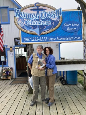 ALASKA
Craig and Marsha Friedli of Dublin take in the sights at Homer Spit. The couple traveled to many sites along the way. At Homer, they enjoyed fishing, catching salmon, halibut and red rockfish. Because the weather is changeable, they recommend taking along extra water and energy bars on excursions in case there are delays.