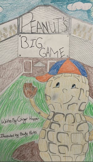 Ginger Hopper's first children's book, "Peanut's Big Game," was release in January.
