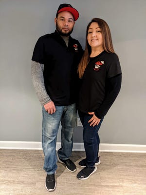 Ignacio Frias and Jessica Gonzalez run El Sazon Dominicano food truck. Ignacio is from the Dominican Republic, and cooks the foods he grew up eating there.