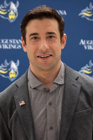 Garrett Raboin is Augustana's first hockey coach