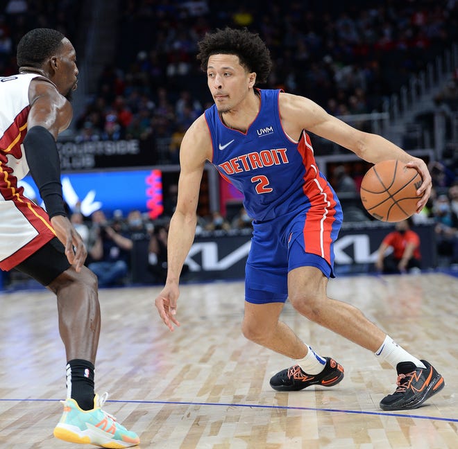 Pistons guard Cade Cunningham, the first overall pick last season, led all rookies with 17.4 points, and he added 5.5 rebounds and 5.6 assists.