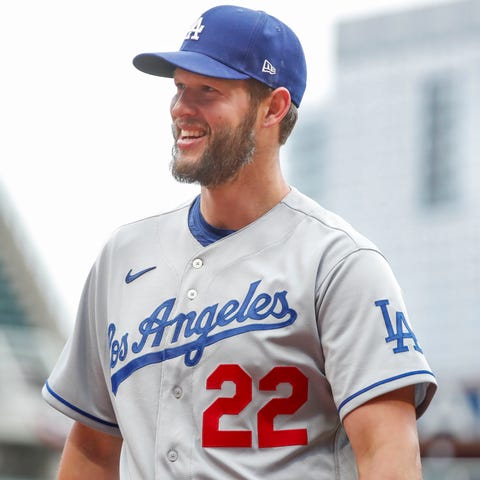 Clayton Kershaw was all smiles after retiring all 