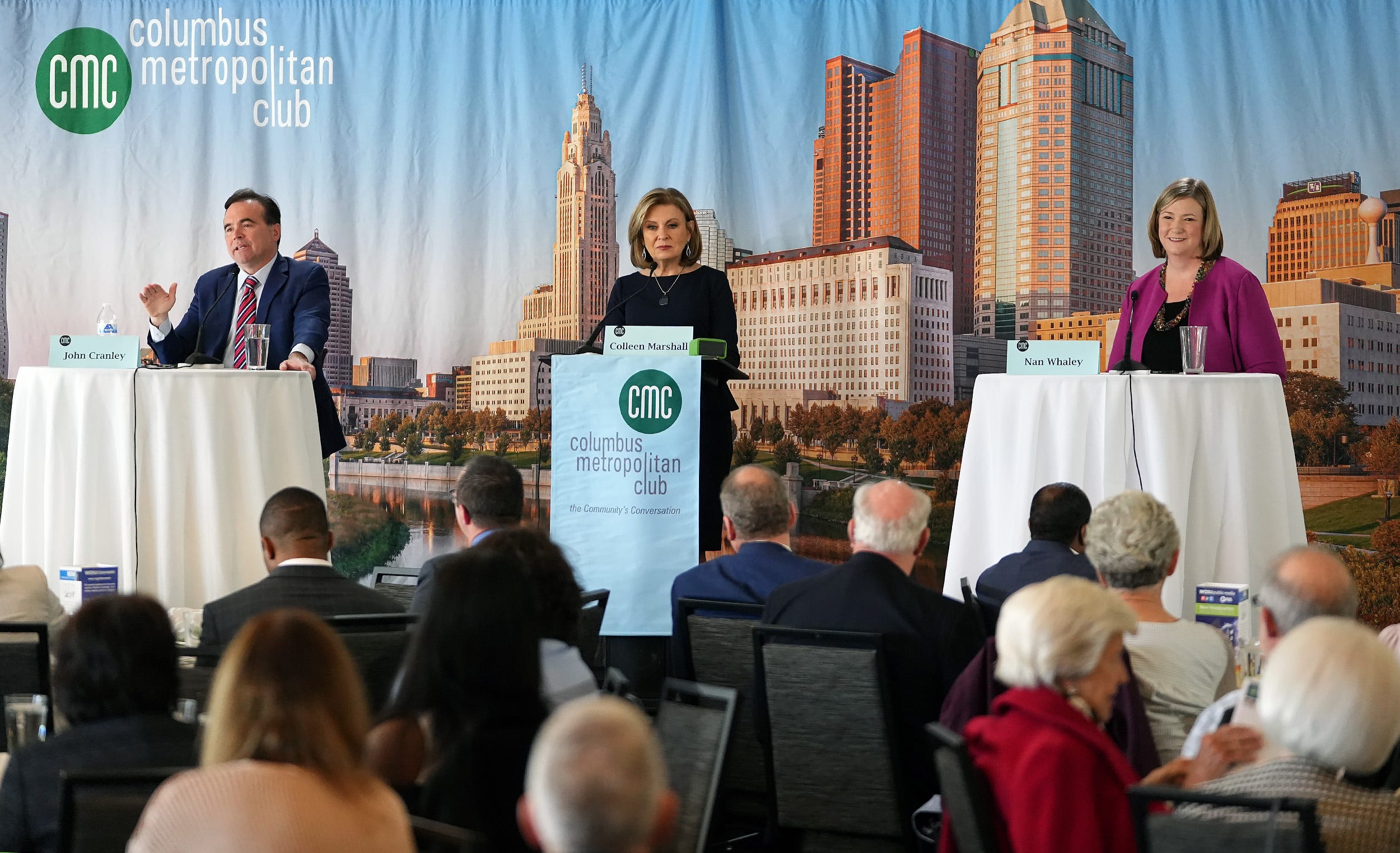 Ohio governor race Democrats John Cranley, Nan Whaley debate issues