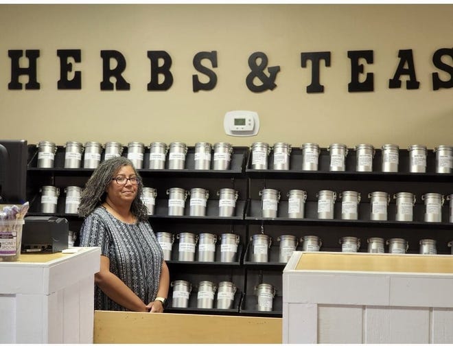 Kemba Dillahunt-Hopkins will hold a grand opening for her new shop Kem's Herb and Tea Bar on April 23.