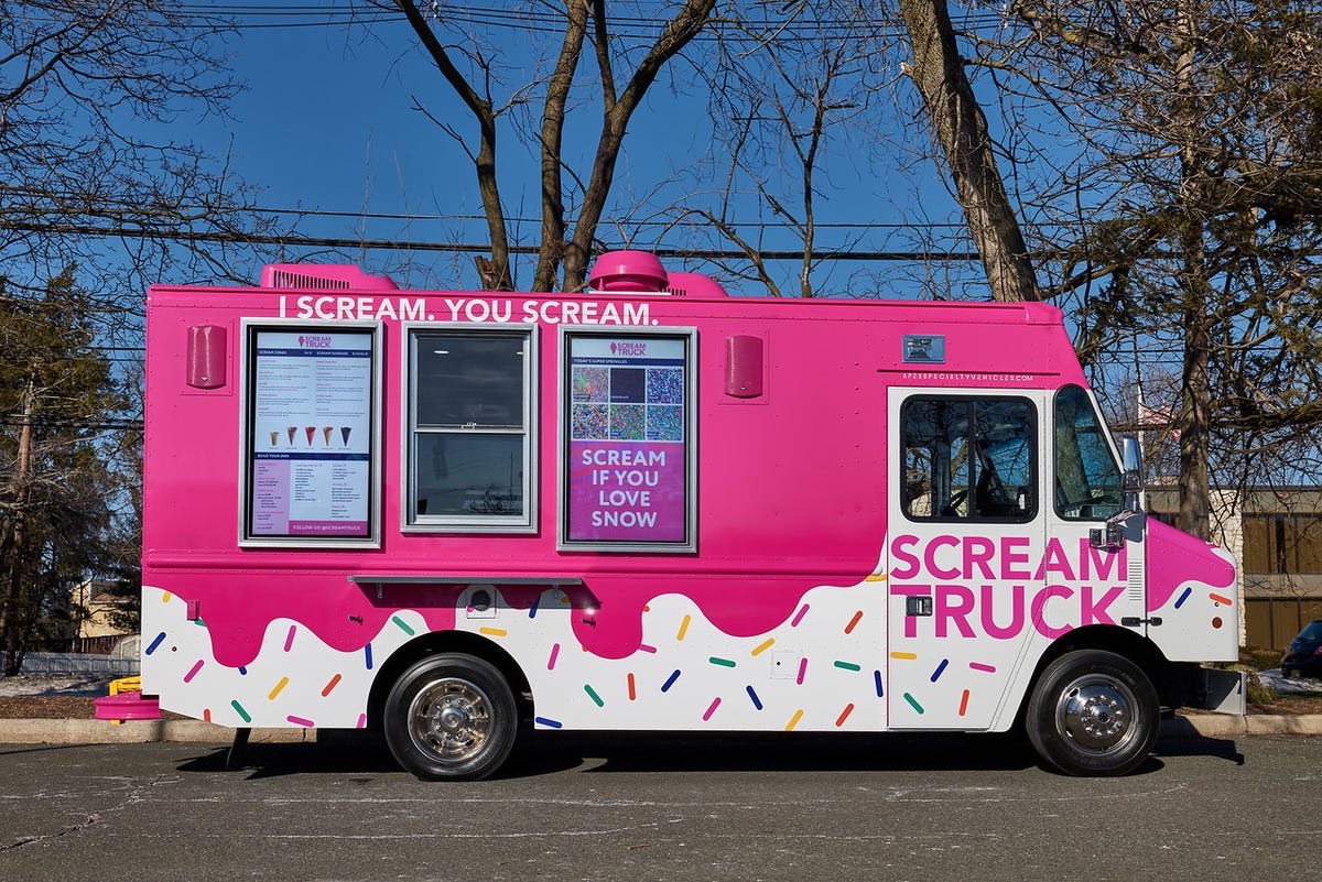 ice cream trucks for rent near me