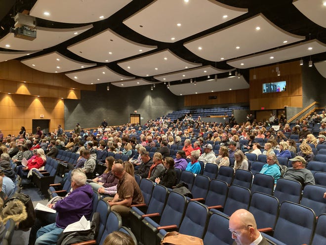 A huge crowd showed up to Tuesday's Northern School District meeting regarding the After School Satan Club.