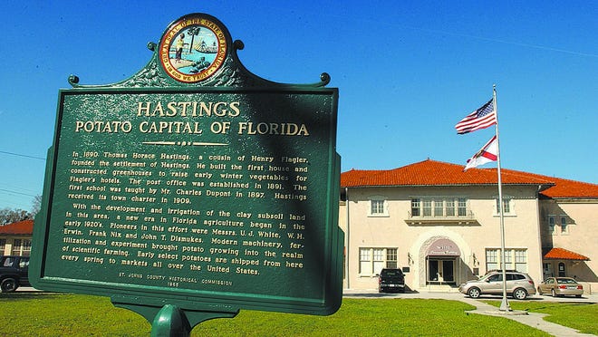 The old high school in Hastings, south of St. Augustine, is a potential site for a new satellite campus for First Coast Technical College's workforce development programs. 