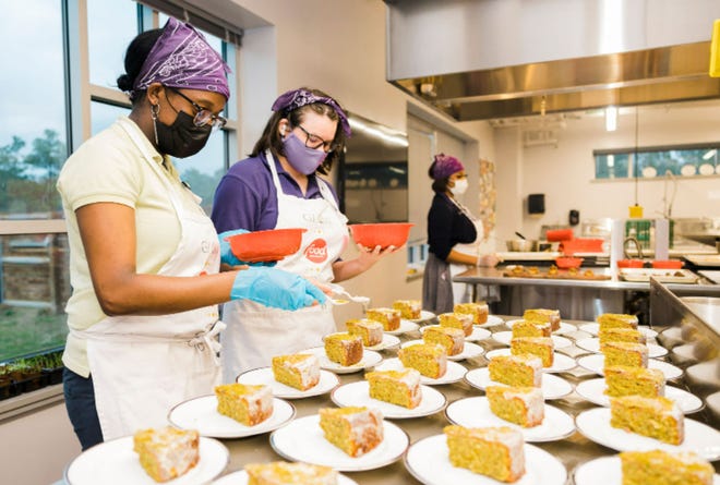 One of RARE's first events was a multicourse meal prepared and presented by GLOW Academy's culinary students.