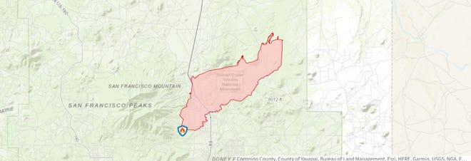 The Tunnel Fire burning 14 miles northeast of Flagstaff grew to 20,511 as of Thursday morning.