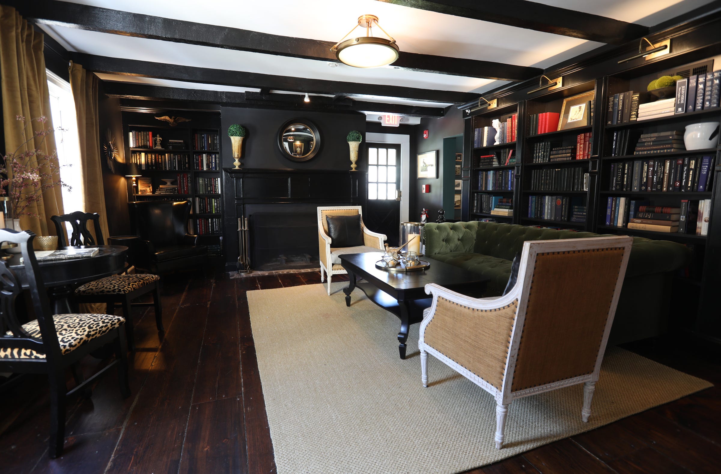 The lounge at The Bird & Bottle Inn in Garrison on Wednesday, April 20, 2022.