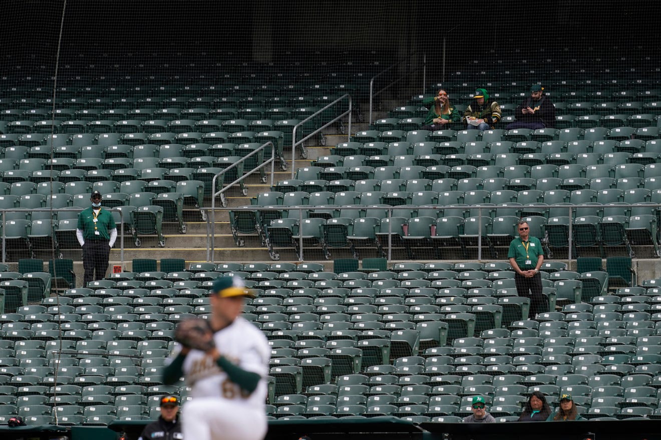 The Oakland A’s (and MLB) discouraged fans from coming to the Coliseum. The people listened. — USA Today