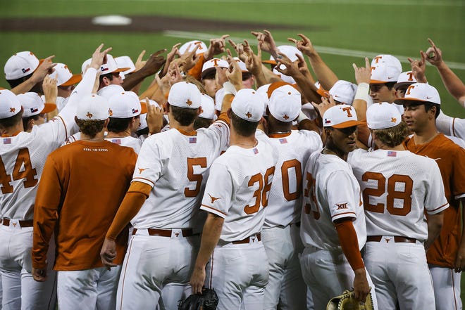 Texas entered the weekend with an opportunity to gain ground in the Big 12 race, but Friday night's 8-6 loss to Oklahoma State dropped the Longhorns from third to fifth.