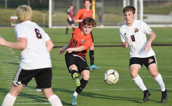 Newcomer Zachary Cuva matched Ian Jurgensen's 6-goal monster game against Mason City with 3 goals for Ames in a 10-0 win over Fort Dodge Friday.