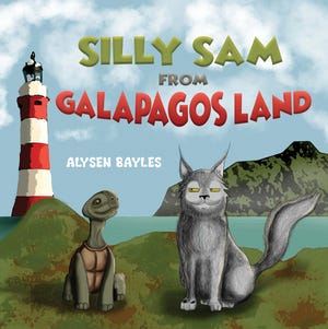 "Kvailas Samas iš Galapagų žemės" yra antroji Alysen Bayles knyga vaikams.  Baylesas yra Misūrio rašytojos Laurel Stevenson, kuri Springfilde gyveno 25 metus, pavardė. "Kvailas Samas iš Galapagų žemės" išleidžiama penktadienį, balandžio 29 d. Istorija tyrinėja katės Silly Sam ir Mirtle Turtle draugystę Galapagų salose.
