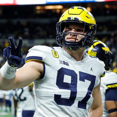 Michigan's Aidan Hutchinson gets the nod as the No