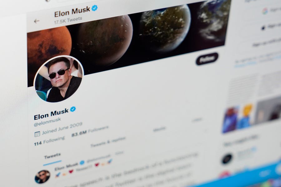 Once Tesla and SpaceX CEO Elon Musk gains control of Twitter, will he restore former President Donald Trump's account?