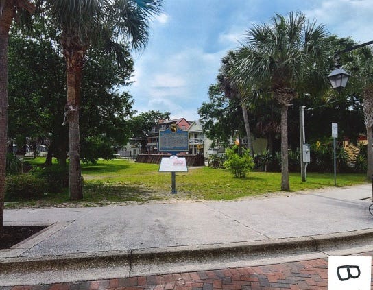 A rendering of what the marker will look like at St. Augustine's visitor center grounds.
