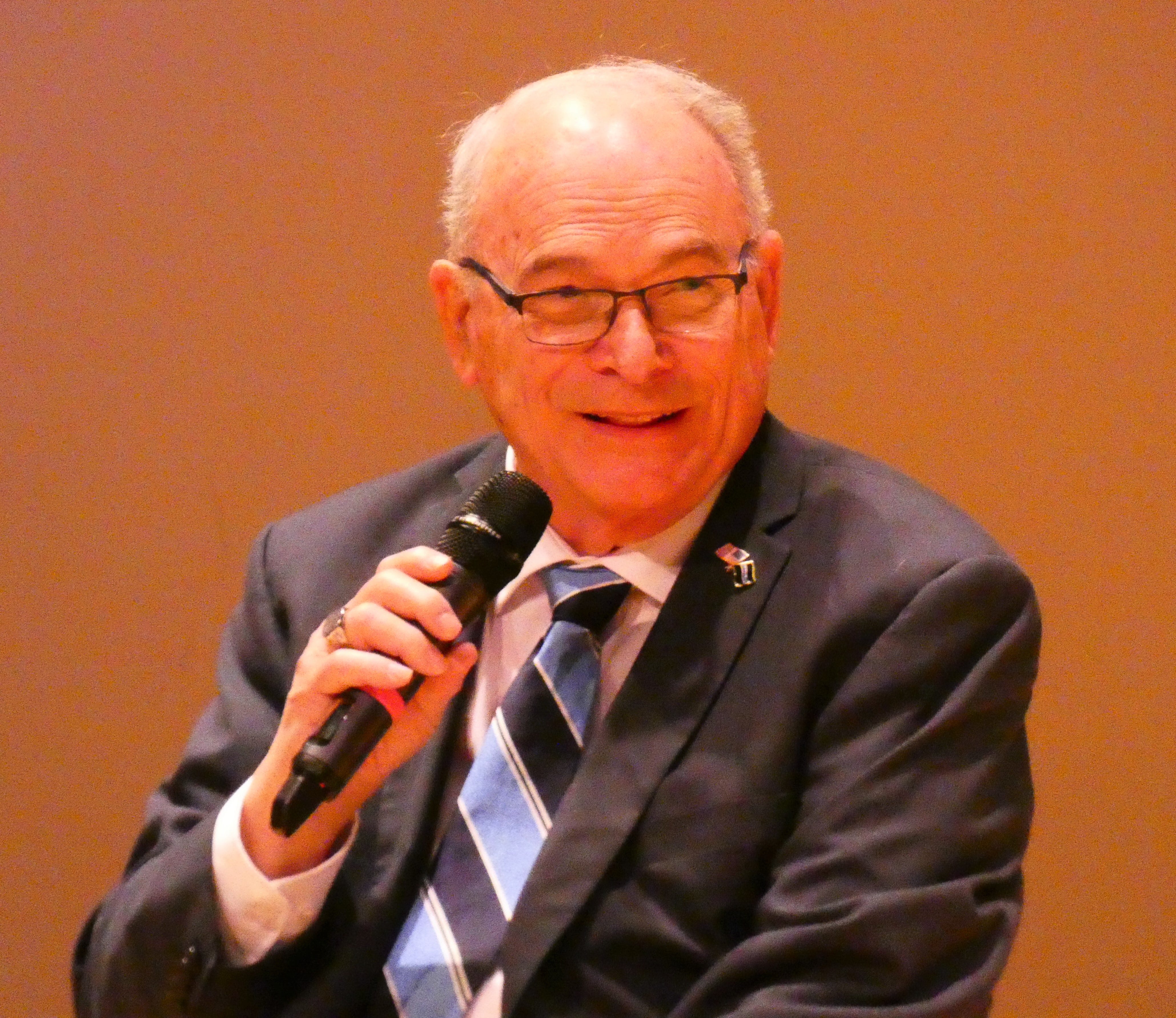 Bill Hayes, a Republican candidate for Licking County County Commissioner, participates in a forum at C-TEC on Monday, April 25, 2022.