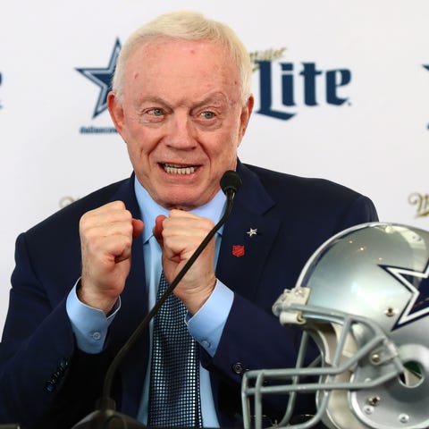 Dallas Cowboys owner Jerry Jones, shown in 2020, w