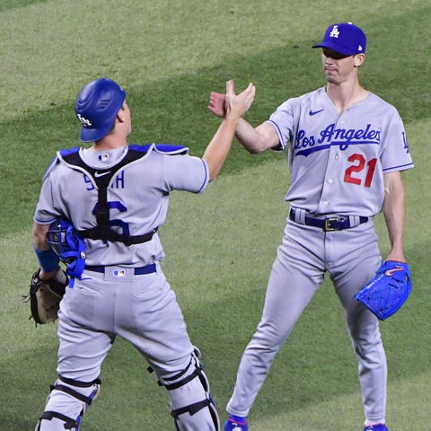 Los Angeles Dodgers starting pitcher Walker Buehle