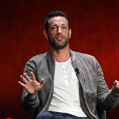 US actor Zachary Levi speaks onstage during the Wa