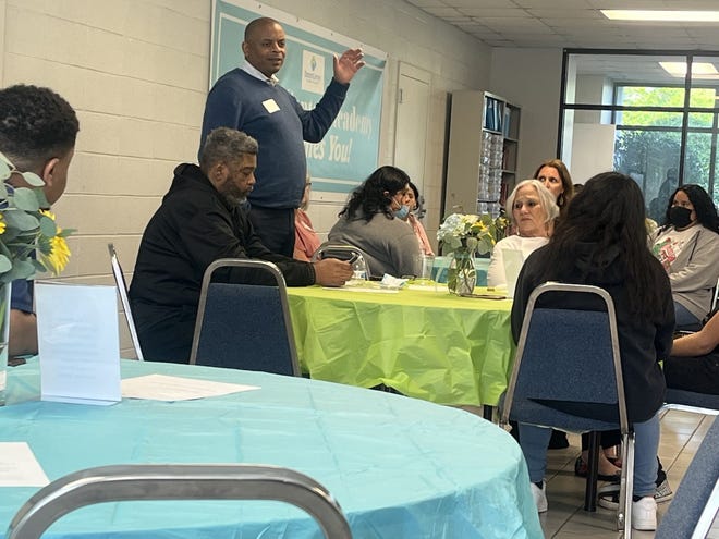 Former Charlotte Mayor and U.S. Secretary of Transportation in the President Barack Obama administration Anthony Foxx encouraged students at Dream Center Academy to not give up on their career goals.
