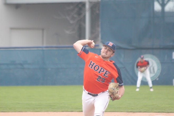 Hope pitcher Sean Hoey