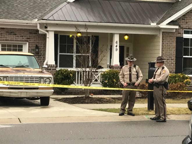 More than five years after death of 39-year-old Terry Greenwood, trial of murder suspect Aaron Stephens to continue Friday, April 29, 2022. Police stand by the Monkey Junction crime scene in March 2017.