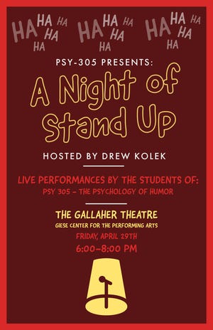 "A Night of Stand Up" at Mount Union.