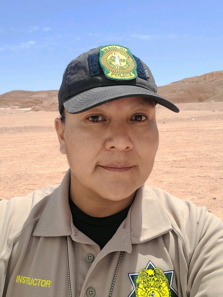 Navajo Police Officer Karletta Tso-Tapahonso