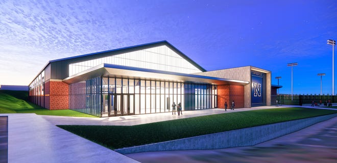 An artist rendering of the proposed design for a "University Fieldhouse" on the UNR campus.