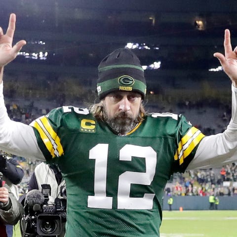 Aaron Rodgers is a four-time NFL MVP winner.