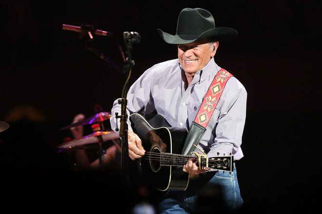 George Strait performs Friday at the Moody Center, the first of two shows with Willie Nelson that are the official opening weekend for the new arena on the University of Texas campus.
