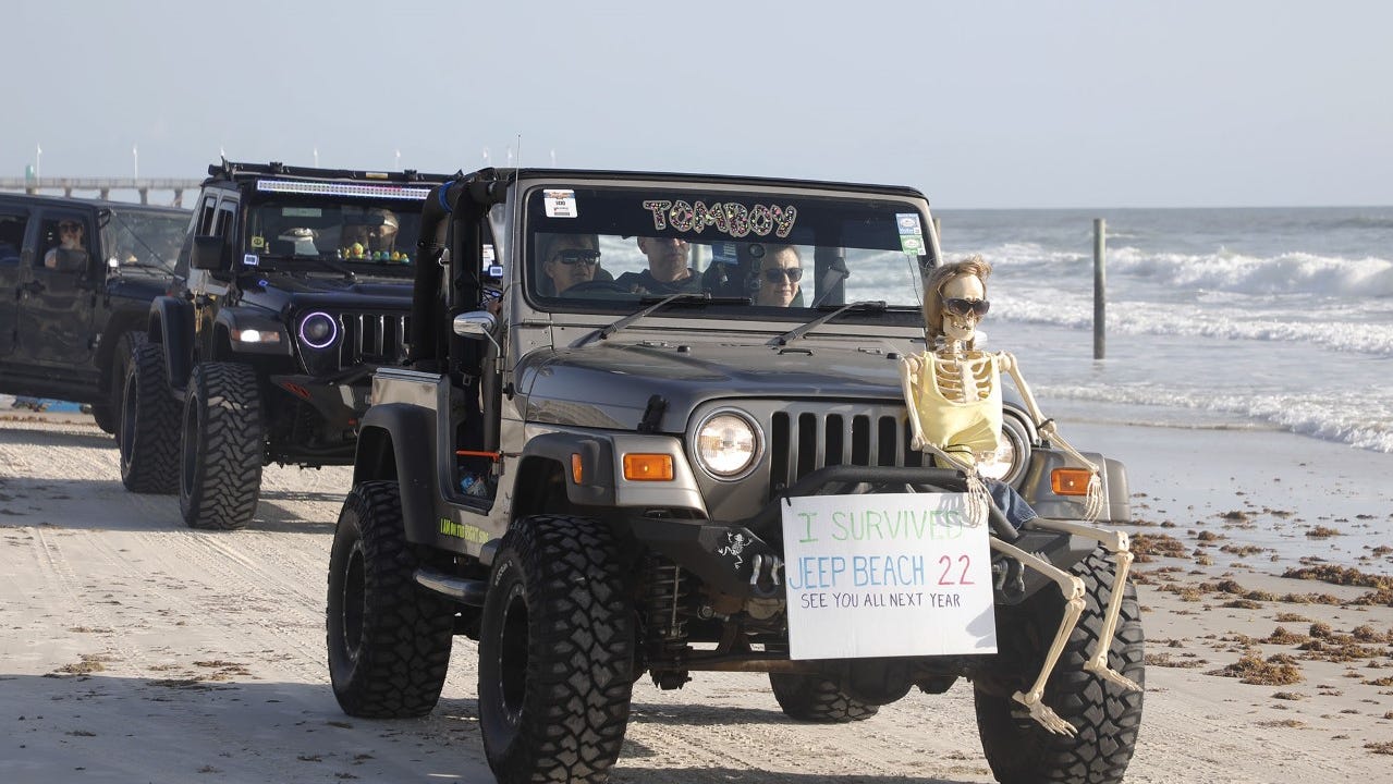 Jeep Beach Week 2022 in Daytona Beach ends with parade, cleanup