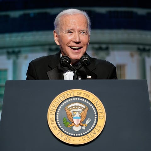 President Joe Biden speaks at the annual White Hou
